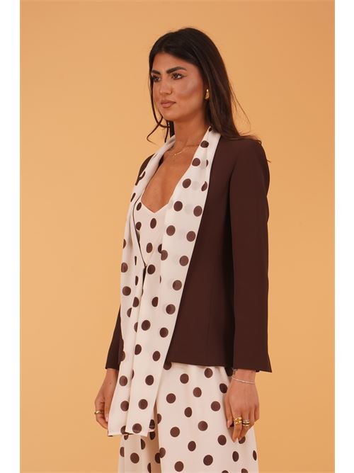 Giacca in cady GM by Gai Mattiolo | GM3703MORO/FANTASIA